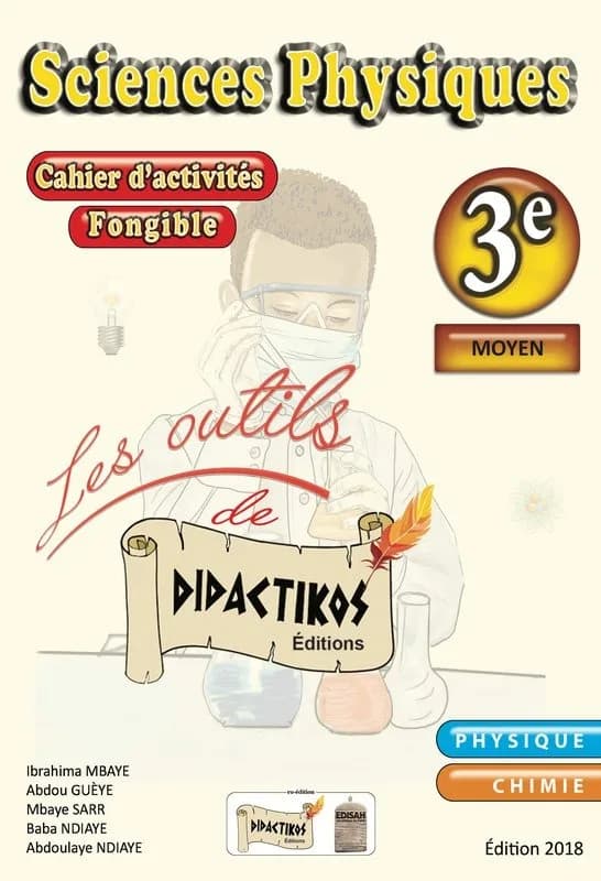 Cahier d’activités PC 3éme