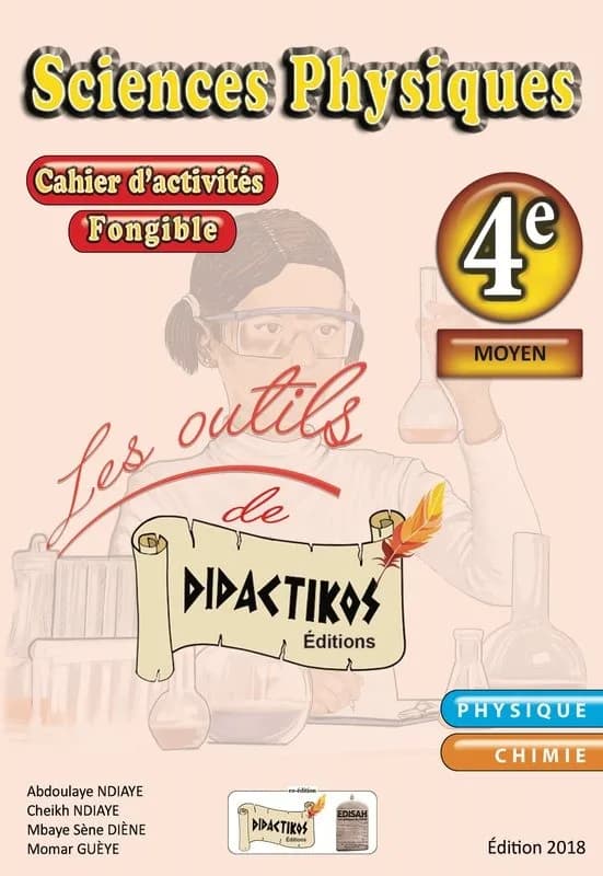 Cahier d’activités PC 4eme