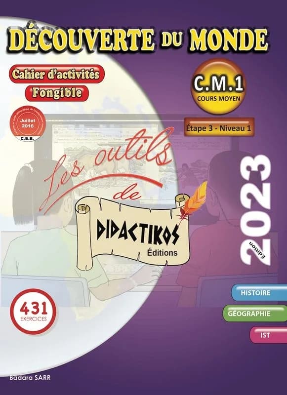 Cahier d’activités Découverte Du Monde C.M.1