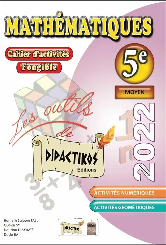 Cahier d’activités maths 5éme
