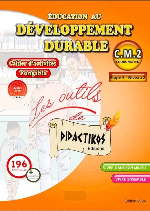 Cahier d’activités EDD CM2