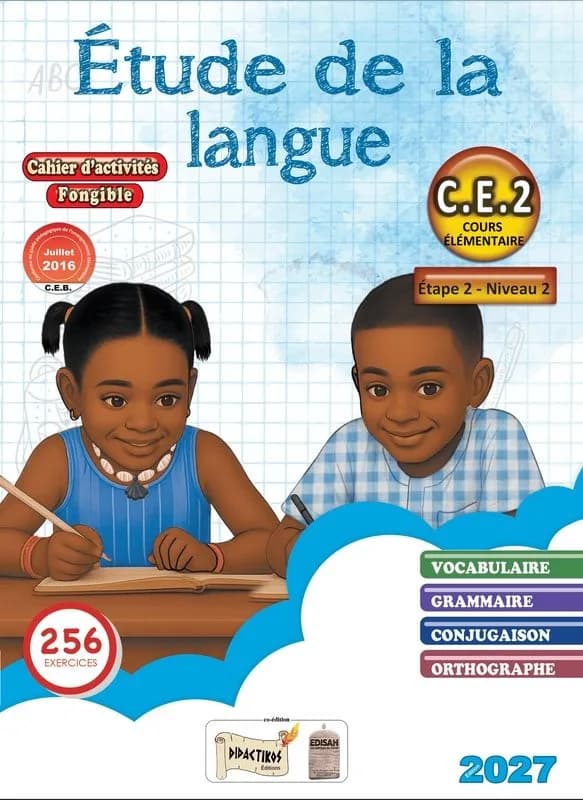 Étude de la langue CE2