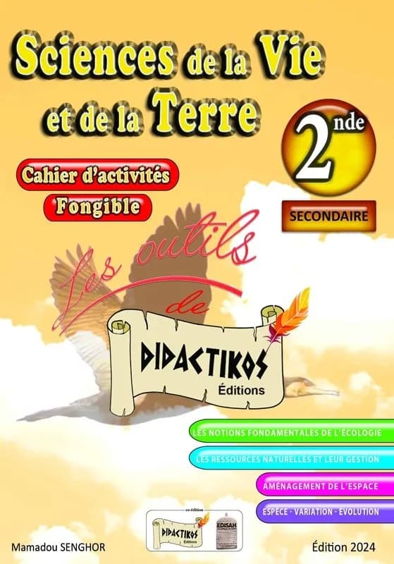 Cahier d’activités SVT 2nde
