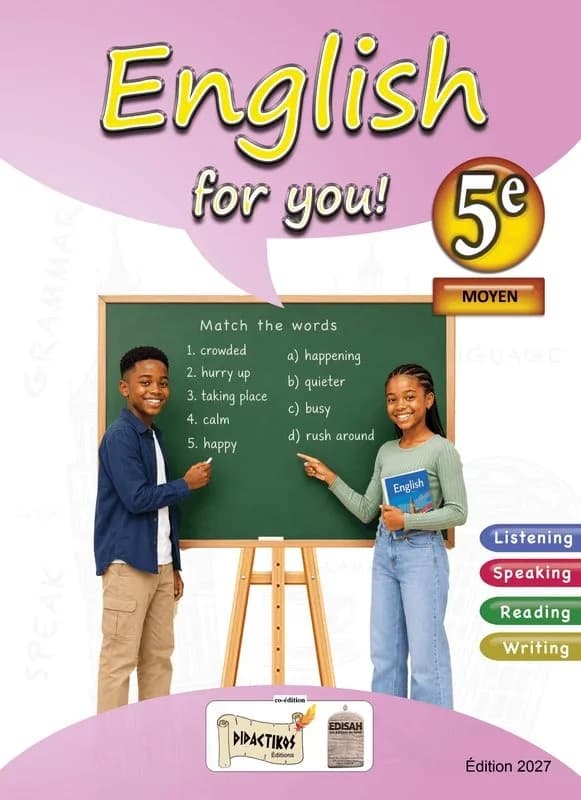 Anglais 5ᵉ