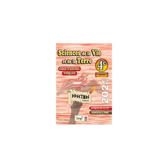 Cahier d'activités SVT 4ème Didactikos