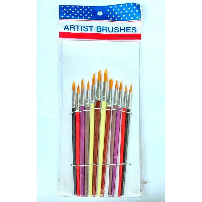 Pinceaux Artist Brushes 12 pieces