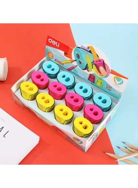 Gommes Deli motif smiley (presentoir)