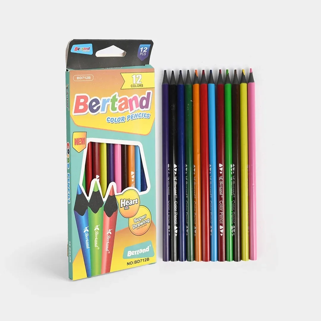 Crayons de couleur Bertand 12