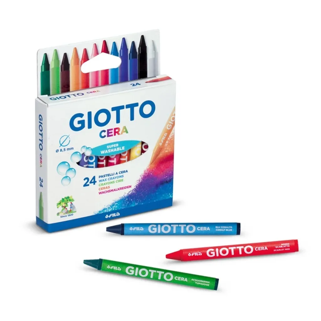 Craies grasses Giotto Cera 24