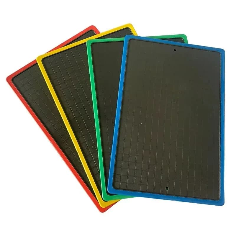 Ardoises scolaires (lot couleurs)