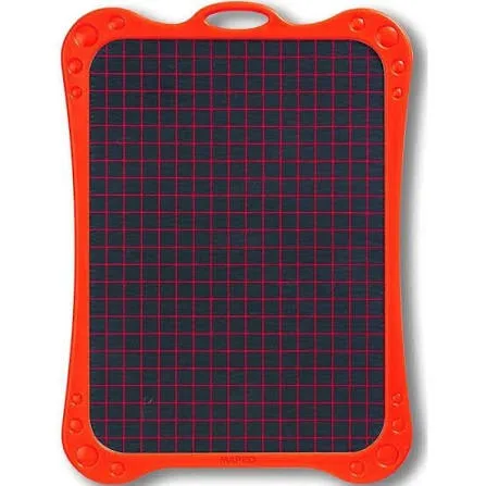 Ardoise scolaire rouge