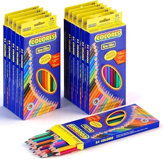 Crayons de couleur Colores New Elite 24 (lot)