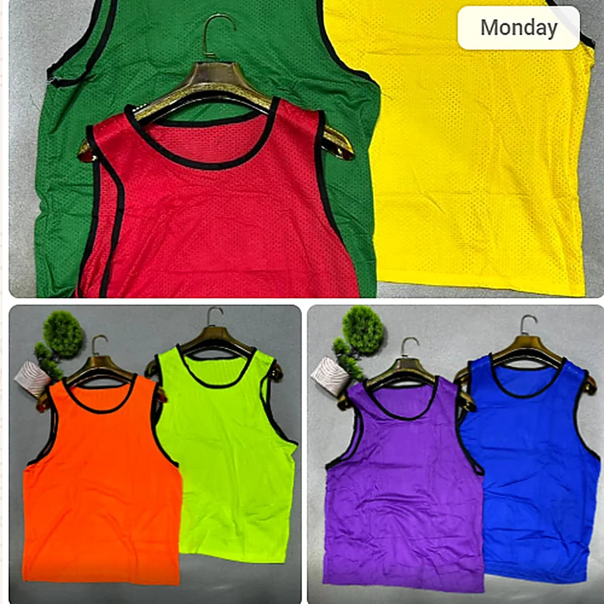 Chasubles de sport, lot de 10