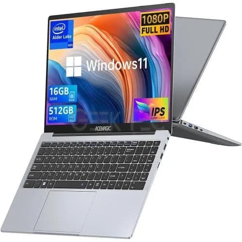 ACEMAGIC 15,6" FHD IPS, Intel N150, 16 Go, 512 Go SSD