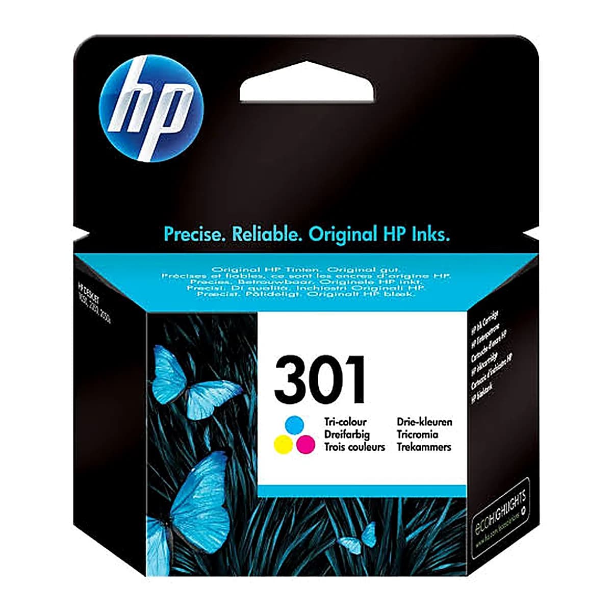 HP 301 Cartouche d’Encre Trois Couleurs Authentique (CH562EE), Cyan/Magenta/Jaune