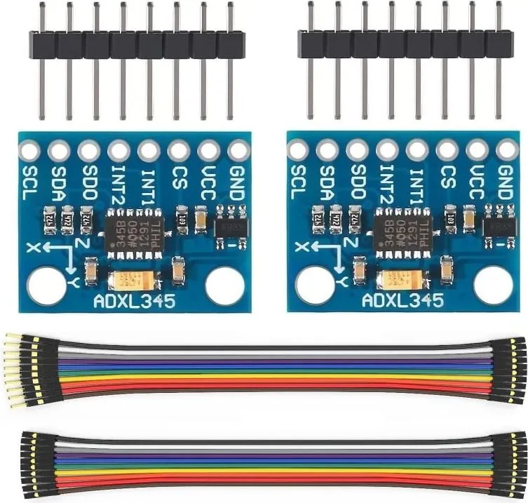 WWZMDiB Lot de 2 modules de capteur d’accéléromètre 3 axes ADXL345, transmission IIC/SPI, compatible avec l’imprimante 3D Klipper Arduino GY-291
