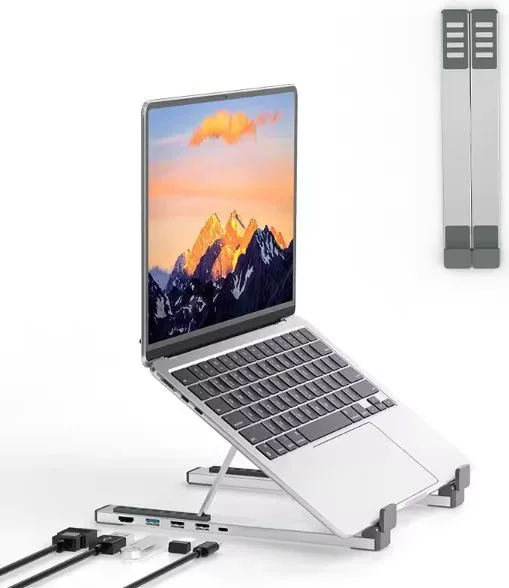LAPTOP STAND WITH DOCKING STATION/SUPPORT ORDINATEUR PORTABLE C40-1