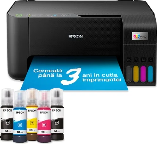 EPSON IMPRIMANTE JEU D’ENCRE COULEUR MULTIFONCTION WIFI ECOTANK L3250