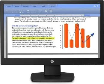 HP ECRAN ORDINATEUR MONITEUR HP-19V194 18.5P 19 OUCES